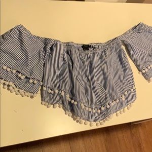 Forever 21 off-shoulder crop top